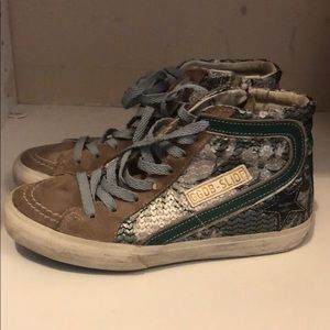 Gold Goose High Tops— only been worn once!